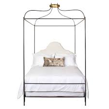 Weehom metal canopy bed frame platform bed 4 posters sturdy steel mattress foundation with headboard and footboard box spring replacement easy diy assembly twin,black. Iron Venetian Canopy Bed Official Tara Shaw