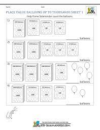The best collection of place value worksheets from grade 1 through grade 6 are available in these pages. Place Value Worksheets 3rd Grade