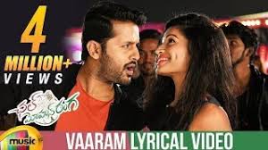 Vaaram Song Lyrics Chal Mohan Ranga Nithiin Kedarnath Discover more fun and masti lyrics along with meaning. vaaram song lyrics chal mohan ranga