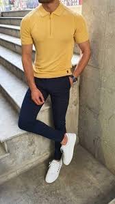 Yellow Polo Outfits For Men 47 Ideas Outfits Lookastic 100% bamboo cotton fiber cloth tshirt in bulk wholesale private label logo printed t shirt. yellow polo outfits for men 47 ideas