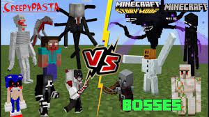 Minecraft dungeons es un videojuego action rpg firmado por mojang que intenta alejarse del concepto clásico de minecraft en lo jugable, pero sin . Minecraft Vs Minecraft Story Mode Vs Minecraft Dungeons Boss Battle Royale Minecraft Pe Youtube