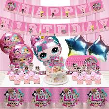 Maybe you would like to learn more about one of these? Buy Lol Birthday Party Supplies Birthday Decorations Girls Party Favor Lol Theme Party Includes Happy Birthday Banner Plates Tablecover Cake Toppers Balloons For Kids Adults Online In Indonesia B093v8hgx3