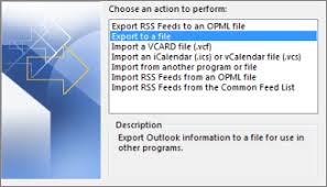 In the other device or pc, open microsoft outlook (outlook 2010, 2013, 2016, etc.) and then click on file option now, choose open & export and then from the menu click on import/export in the next step, select the option of import from another program or file followed by a click on next Back Up Your Email Outlook