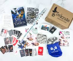 Owl Crate Subscription Boxes Book Subscription Monthly Themes