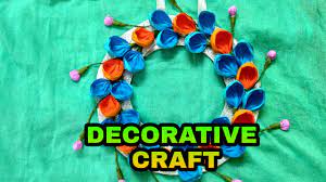 Many fabrics can be preshrunk using. Decoration Ideas Diy Wall Hanging Craft With Paper Easy Youtube