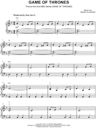 Partly inspired by cindy yen @cindyyen arrangement. Game Of Thrones From Game Of Thrones Sheet Music Easy Piano Piano Solo In D Minor Download Print Sku Mn0168678