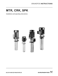 grundfos mtr crk spk pump operation manual manualzz com