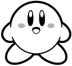 Kirby Kirby Cute Coloring Pages Anime Decals
