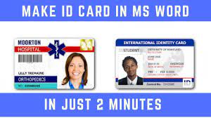 Print your card at home, or. Make Id Card In Ms Word Hindi Youtube