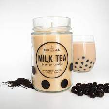 Milk Tea Scented Candle In 2021 Tea Candles Milk Tea Tea Scented Candles