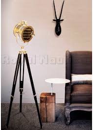 Floor lamps provide ambient and task lighting whilst making a design statement in the home. Nautical Metal Floor Lamp