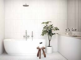 Tiling the walls of your bathroom, whether a guest room or the master, can boost the style of the space and add an extra protective layer to combat moisture now, do the same process for the vertical side of the wall. Bathroom Trends Are Stacked Tiles The New Subway Tile