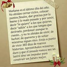 Hoy 31 De Diciembre Ultimo Dia Del Ano Buenos Dias A Prepararse Para Despedir Este A Frases De Fin De Ano Felicitaciones De Ano Nuevo Frases De Ano Nuevo Encontrar en mí una alegría nueva, una fuerza diferente para vivir cada día. hoy 31 de diciembre ultimo dia del ano
