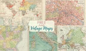 If you are heading to orlando, then please see our disney world map page for maps of wdw's theme parks, hotels, and shopping areas. Wonderful Free Printable Vintage Maps To Download Pillar Box Blue