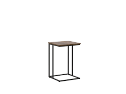 It requires two customization kits and comes in eight variations. U Shaped Side Table Dark Wood With Black Troy Beliani De
