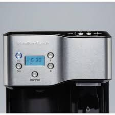 Top picks of coffee makers with hot water dispenser. Hamilton Beach 12 Cup Programmable Black Coffee Maker With Hot Water Dispenser 49982 The Home Depot