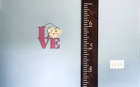 diy ruler growth chart for half the cost of retail