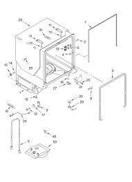 If your dishwasher has an air gap next to the sink faucet—not all dishwashers do—check for water stains or water trails coming from the vent holes in the air gap cap. Dishwasher Photo And Guides Buy Kitchenaid Dishwasher Parts