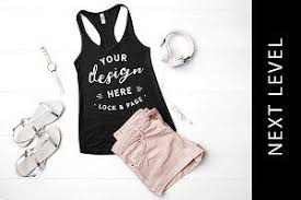 Next Level Black Tank Top Mockup Psd Mockup Free Mockups Psd In 2020 Design Mockup Free Free Psd Design Psd Mockup Template