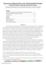 Google has many special features to help you find exactly what you're looking for. Pdf Eponymous Adjectives Of Real Influential People