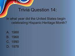 Practices followed by the people of a particular cultural group. September 15 October 15 People Born In Puerto Rico Are Citizens Of What Country A The United States Of America B Mexico C Spain Trivia Question 1 Ppt Download