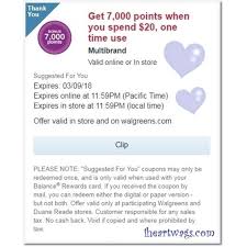 Walgreens 7000 Pts Wyb 20 Paperless Coupon Details Here Http Www Iheartwags Com 2018 03 7000 Pts Wyb 20 Paperless Coupon Exp Coupons Walgreens Paperless
