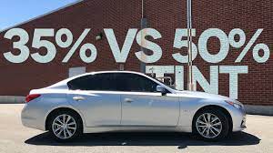 4.6 out of 5 stars. 35 Vs 50 Car Window Tint Comparison On My Infiniti Q50 Youtube