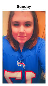 Smiling through the pain😢 LETS GO BUFFALO ❤️💙🏈