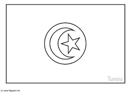 Flag of tunisia describes about several regimes, republic, monarchy, fascist corporate state, and communist people with country information the colors of the tunisian flag represent the blood shed by the martyrs that perished during the french conquest of tunisia throughout the 19th century. Tunisia Flag Coloring Pages Learny Kids