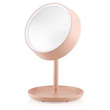 Oct17 Makeup Mirror Lighted Lamp Led Vanity Travel Portable Cordless Rechargeable Battery Powered Round Natural Light Touc Led Vanity Mirror With Lights Mirror