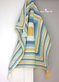 When i designed the pineapple of my eye baby blanket with lion brand's mandala baby yarn, a wonderful thing happened — the repetitive pattern of the pineapple stitches. 10 Adorable And Easy Baby Blanket Free Crochet Patterns Blog Nobleknits