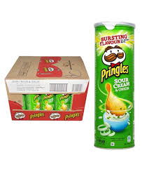 Pringles Sour Cream Onion Patates Cipsi 165 Gr X 19 Lu Kutu Toptantr Com