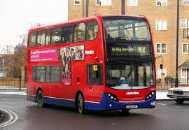London Bus Routes Route W8 Chase Farm Hospital Lea Valley Leisure Complex Route W8 Metroline Te935 Lk09ekp Edmonton Green