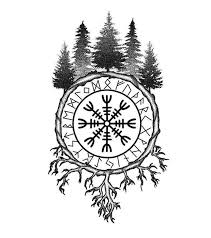 Norse Mythology And Culture On Instagram The Helm Of Awe Or Helm Of Terror Old Norse Aegishjalmur Mythology Tattoos Viking Tattoo Sleeve Viking Tattoos