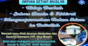 Adapun membuat acara ritual atau do'a khusus untuk mendo'akan jama'ah haji atau orang yang hendak pergi haji dengan berjama'ah atau dikomandoi, maka seperti itu tidak. Berangkat Kata Kata