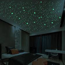 Cute children early education alphabet wall stickers wallpaper diy vinyl home wall decals kids living room bedroom girls boys room decor. Glow In The Dark Ceiling Stars 3d Dots Luminous Ceiling Starry Night Sky Decals Kids Room Wall Decor Baby Room Wall Decor Starry Night Bedroom
