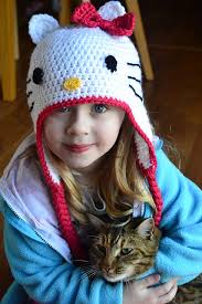 Also try children's hats and baby hats. Ravelry Hello Kitty Hat Pattern By Elizabeth Pardue
