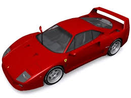 3d Models Ferrari F 40 3docean Ferrari F40 Ferrari Toy Car
