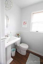 Half Bath | A Small Bathroom Remodel on a Budget | Half bathroom remodel,  Painting bathroom, Small bathroom remodel