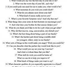 Questions To Ask For 21 Questions Family Magazine