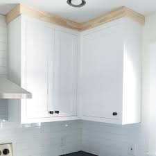 Ashleigh House One Sixteen On Instagram The Upper Cabinet Trim Is On And Ready For Paint Doesn T It Ma Cabinet Trim Kitchen Cabinets Trim Straight Kitchen