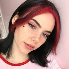 Preferred Human Black Ombre Red Lace Front Wigs Long Straight Remy Hair For Women In 2020 Hair Color Streaks Grunge Hair Aesthetic Hair