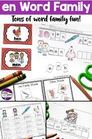 En Word Family Worksheets Word Families Word Family Worksheets Word Family Activities