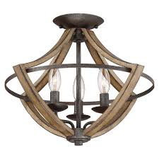 Montana Rustic Semi Flush Ceiling Light Semi Flush Ceiling Lights Rustic Light Fixtures Flush Lighting