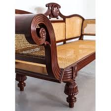British Colonial Mahogany Sofa ...