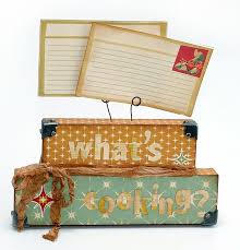 Cosmo Cricket Recipe Card Holders Recipe Holder Diy Diy Recipe Cards