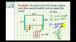Example Determine Square Yards From Square Feet Application