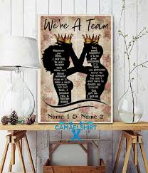 Maybe you would like to learn more about one of these? We Re A Team Black Queen And King Poster