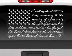 Black American Flag Rear Window Decal Pin On Products