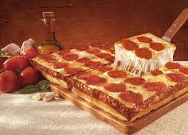 Our Detroit Style Deep Dish Pizza With A Unique Crisp On The Bottom Soft And Chewy On The Inside Crust Topped From Coast To Coast With Fresh Premium Mozzare